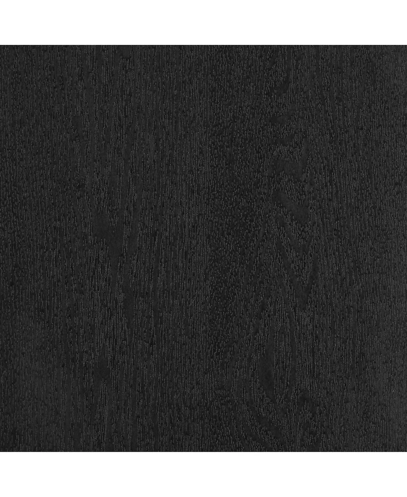 Streamdale Furniture Lighted Corner Curio Cabinet - Black