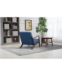 Streamdale Furniture Mid Century Modern Chair with Wood Frame and Cushion