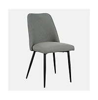 Jofran 2 Pc Solid Wood Curved Back Spindle Dining Chair Set