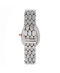Pre-Owned Bvlgari Serpenti Seduttori Quartz Watch in Stainless Steel and Rose Gold with Diamond Bezel 25mm