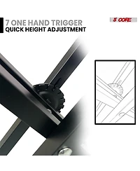 5 Core Keyboard Stand Height Adjustable One Hand Trigger