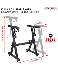 5 Core Pa Horn Speaker 8Pcs 8 Inch 65W Loud Audio Outdoor Speakers System 8Ohm Reflex Megaphone