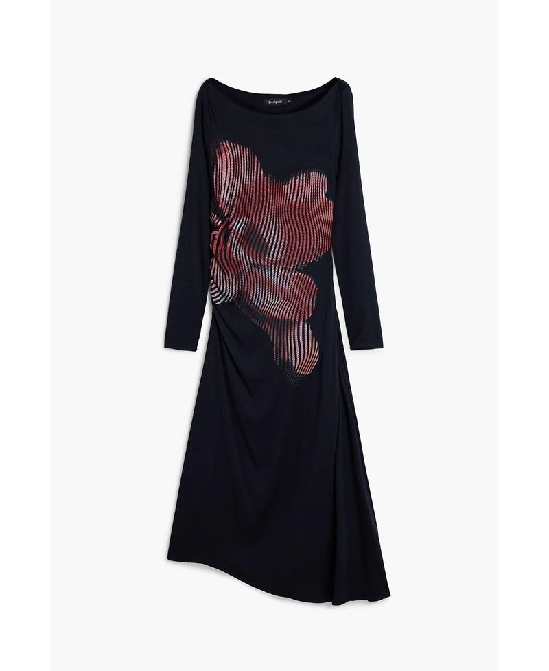 Desigual Women's Pixelated midi dress