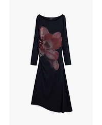 Desigual Women's Pixelated midi dress