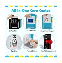 Hongge Kids Medical Center Playset with Doctor Tools and Interactive Clinic Features