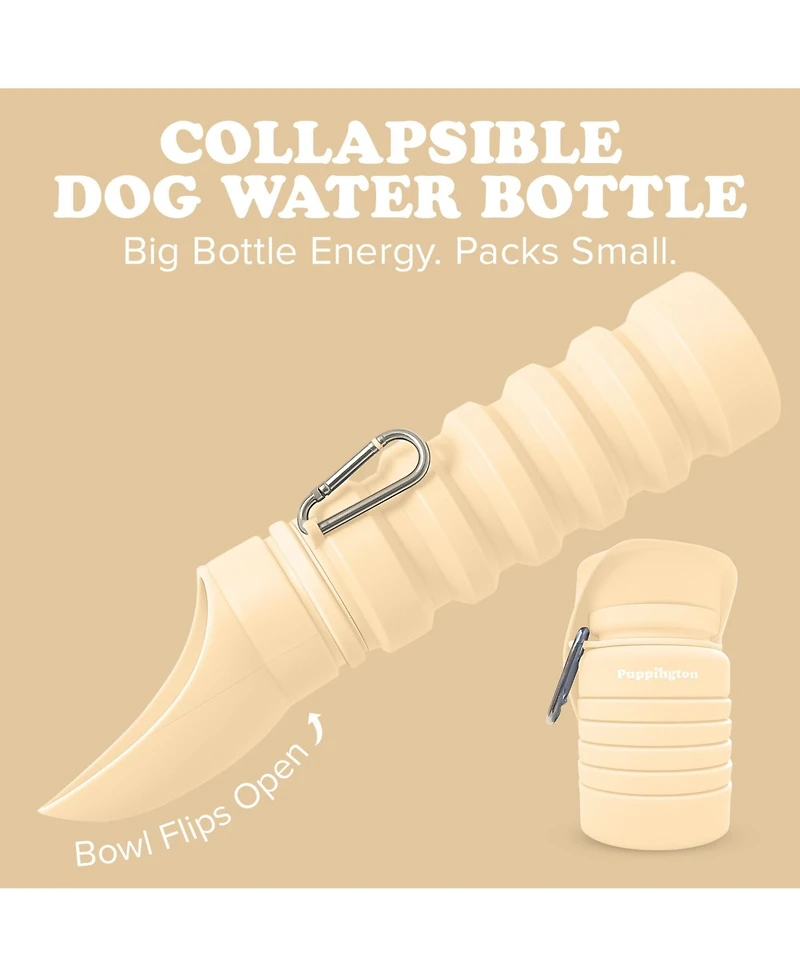 Puppington Collapsible Dog Water Bottle