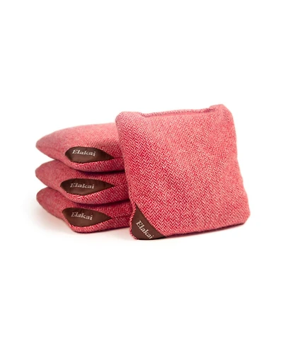 Elakai Herringbone Cornhole Bags