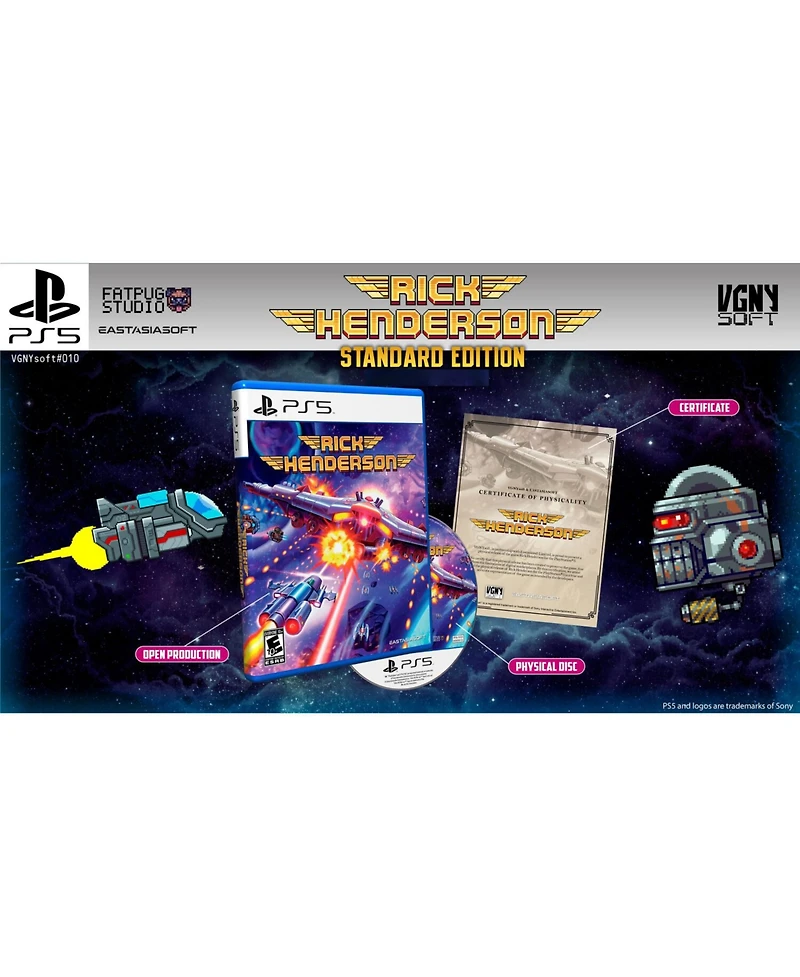 VGNYsoft Rick Henderson Standard Edition for Playstation 5
