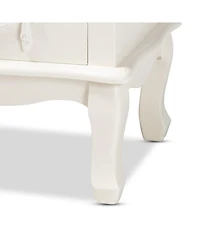 Furniture Callen 13.7" Wood Traditional Finished End Table