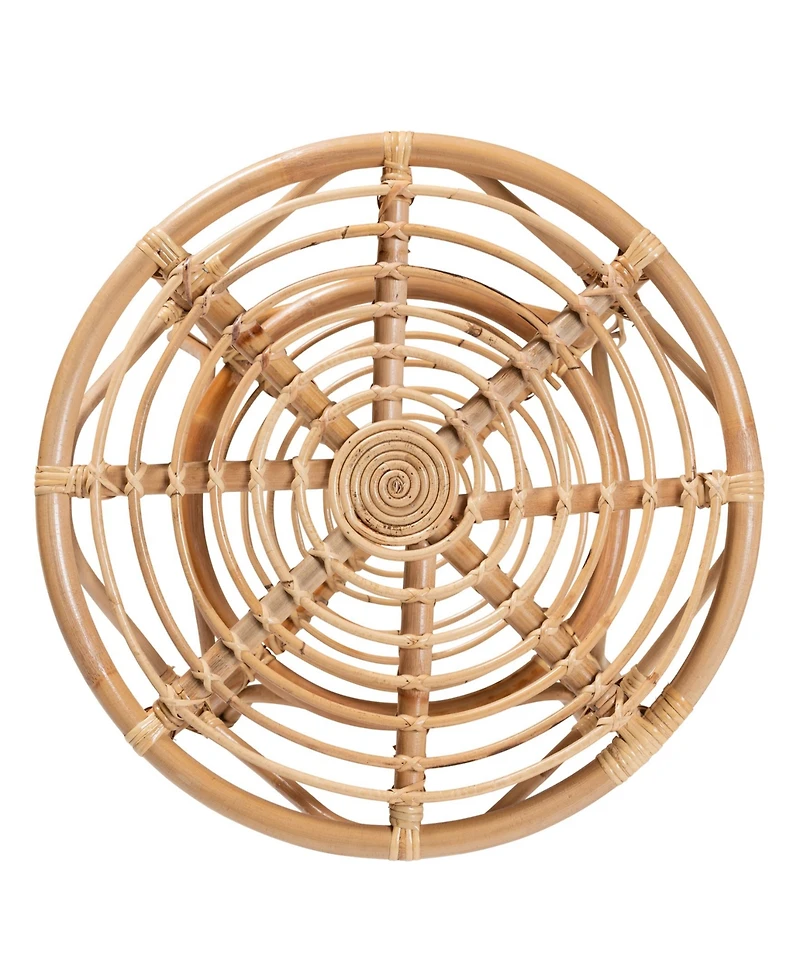 Furniture Cariel 21.5" Rattan Bohemian Coffee Table