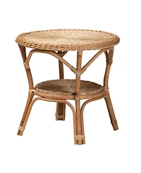 Furniture Abbey 22" Rattan Bohemian Coffee Table
