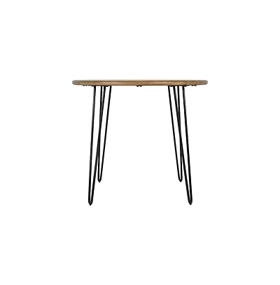 Jofran Brennan 42" Round Modern Contemporary Solid Wood Counter Height Dining Table