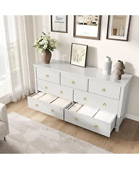 gaomon 7 Drawer Dresser for Bedroom, 54 in Wide Dresser, Chest of Drawers