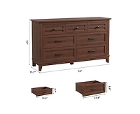 gaomon 54" Wide Storage Freestanding Drawer Dresser