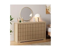 gaomon Fluted Dresser for Bedroom with 8 Drawers