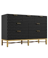 Gaomon 7 Drawer Dresser for Bedroom, Simply Modern Chest of Drawers Closet