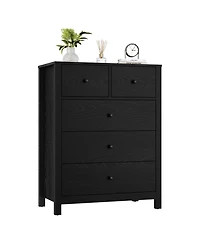 gaomon 5 Drawer Dresser for Bedroom, Modern Tall Organizer with Storage Drawers