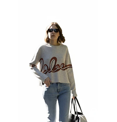 Labeca London Women's Signature Barley Cashmere-Blend Sweater