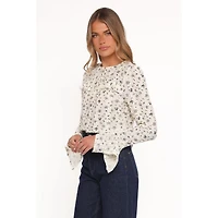Petal and Pup Women's Eira Textured Ruffle Top