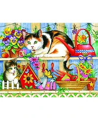 SunsOut Cat Bells 500 piece Jigsaw Puzzle for Adults