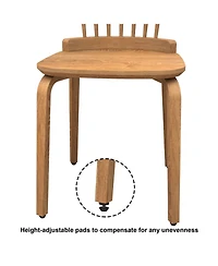 Streamdale Furniture Solid Wood Slat Back Windsor Chair (Set of 2)