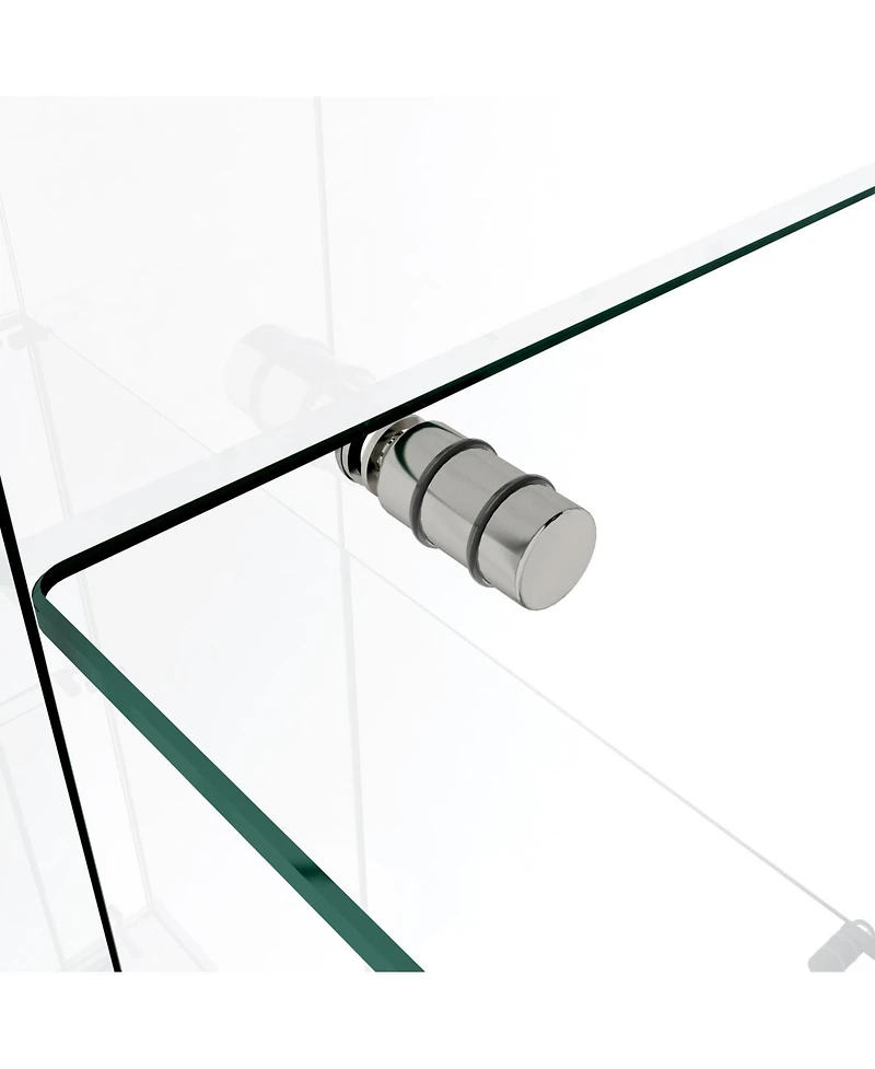 Streamdale Furniture Led Glass Display Cabinet