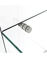 Streamdale Furniture Led Glass Display Cabinet