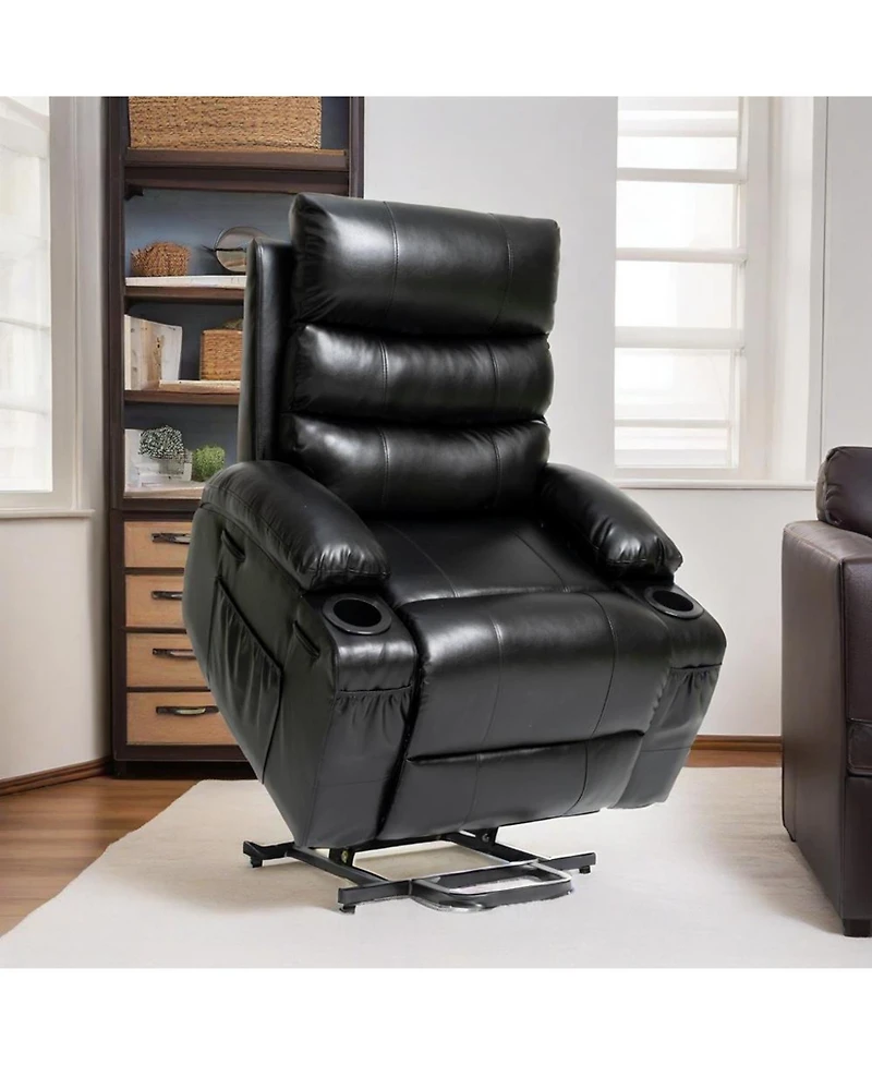 Streamdale Furniture Electric Power Lift Recliner Chair w/ Massage & Heat