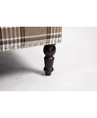 Streamdale Furniture Vintage Stripes Accent Chair with Nailhead