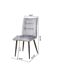 Streamdale Furniture Velvet Dining Chairs