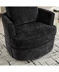 Streamdale Furniture 360 Swivel Chenille Chair- Comfortable, Breathable