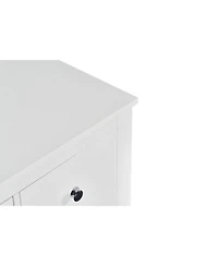 Streamdale Furniture White 10-Drawer Dresser - Modern Bedroom Storage