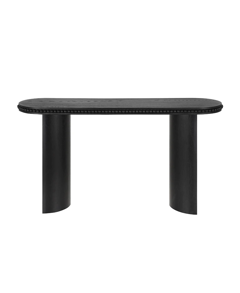 Streamdale Furniture Vintage Console Table - Beaded Trim, Reversible Legs