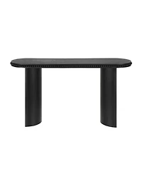 Streamdale Furniture Vintage Console Table - Beaded Trim, Reversible Legs