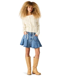 Steve Madden Women's Melany Flared Skirt