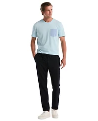 Original Penguin Men's Solid Slim-Fit Flat Front Pants