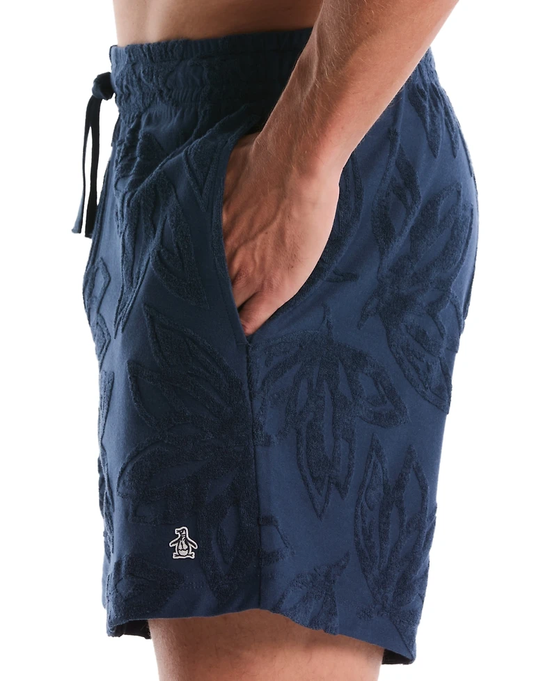 Original Penguin Men's Floral Patterned Slim-Fit Shorts