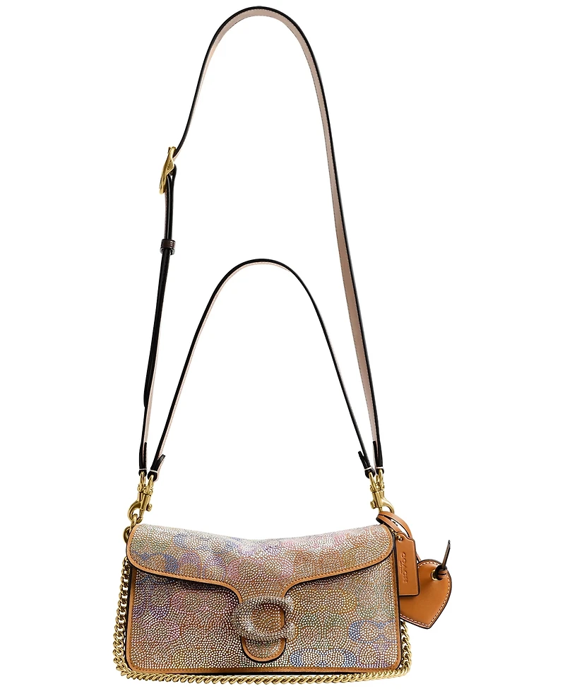 Coach Crystal Signature Suede Small Tabby Shoulder Bag 26