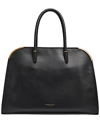 Donna Karan New York Satin Leather Medium Tote Bag