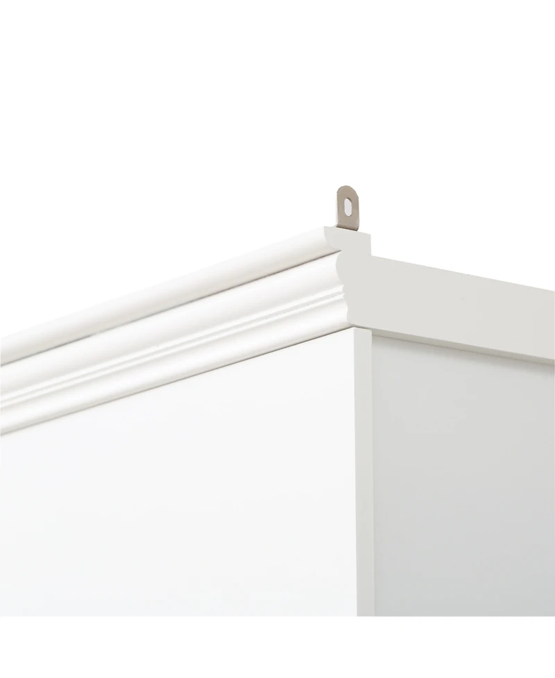 Streamdale Furniture 78.75" Led Bookcase Display Cabinet