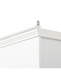 Streamdale Furniture 78.75" Led Bookcase Display Cabinet