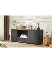 Streamdale Furniture 64" Wavy Tv Stand