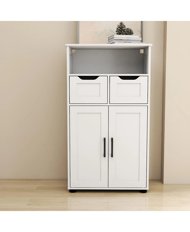 Streamdale Furniture Farmhouse Double-Door Storage Cabinet