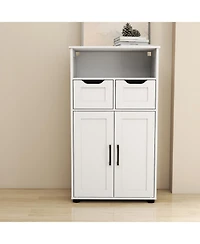 Streamdale Furniture Farmhouse Double-Door Storage Cabinet