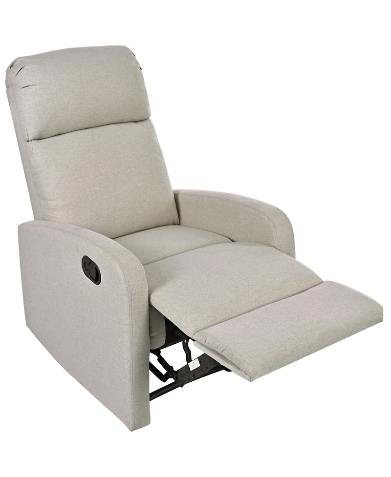 Streamdale Furniture Modern Manual Recliner Chair - Wheat