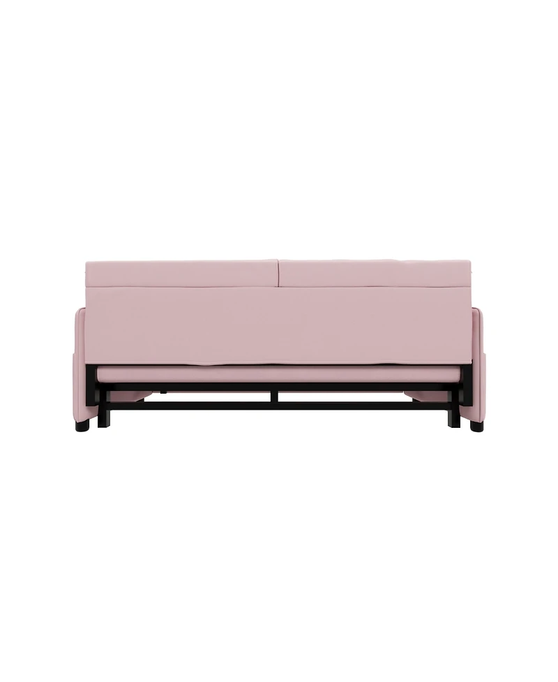 Streamdale Furniture Streamdale 63.8" Pull Out Sofa Bed with Storage for Small Spaces
