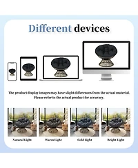 Streamdale Furniture 40" Ergonomic Wicker Chair with Cloud Cushion and 3-Proof Cover for Indoor Comfort