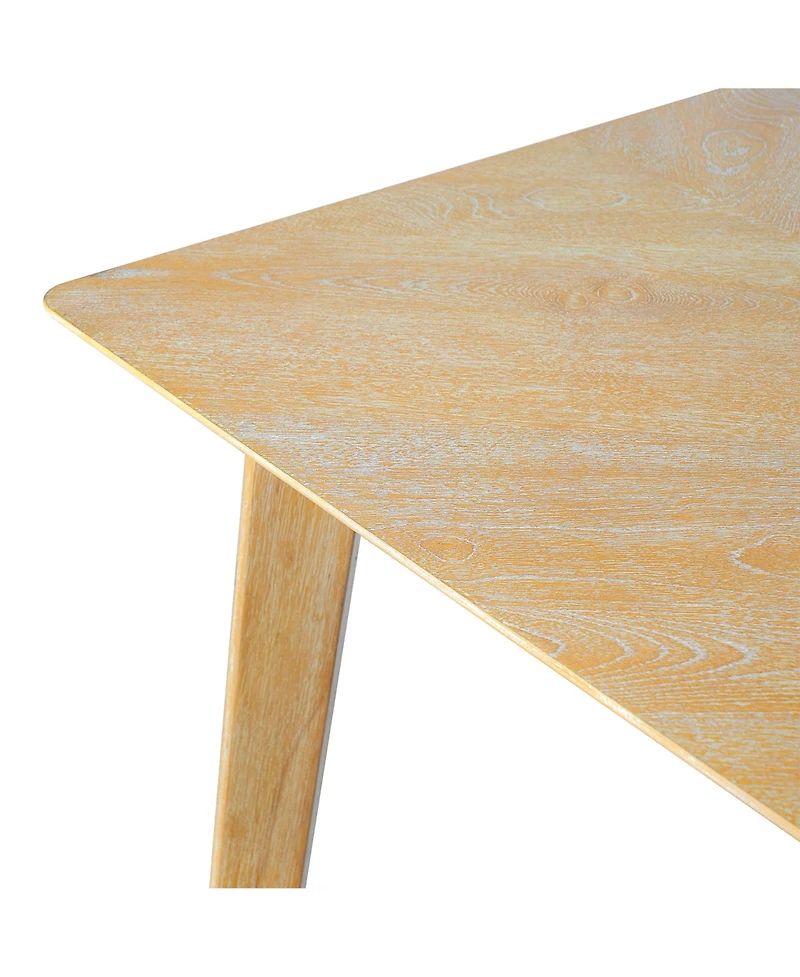 Streamdale Furniture Retro Dining Table, Seats 6, Rubberwood Legs