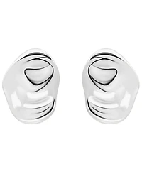 Giani Bernini Sterling Silver Abstract Oval Shape Post Earrings, Macy's Exclusive