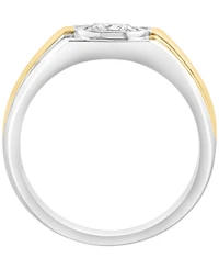 Effy Collection Men's Lab Grown Diamond Ring (5/8 ct. t.w.) in Sterling Silver
